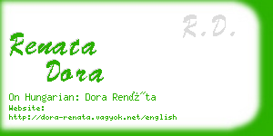 renata dora business card